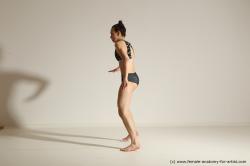 Modern dance poses of Rea