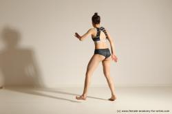 Modern dance poses of Rea