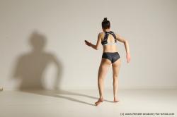 Modern dance poses of Rea