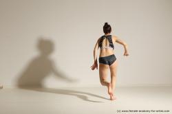 Modern dance poses of Rea