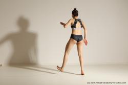 Modern dance poses of Rea