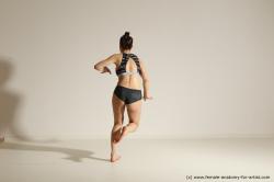 Modern dance poses of Rea