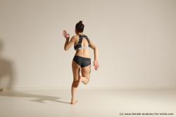 Modern dance poses of Rea