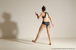 Modern dance poses of Rea