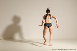 Modern dance poses of Rea