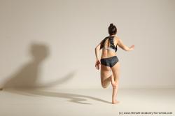 Modern dance poses of Rea