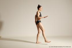 Modern dance poses of Rea