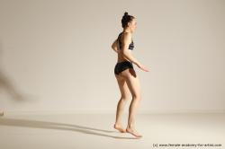 Modern dance poses of Rea