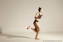 Modern dance poses of Rea