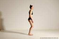 Modern dance poses of Rea