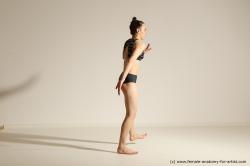 Modern dance poses of Rea