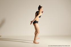 Modern dance poses of Rea