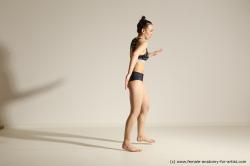 Modern dance poses of Rea