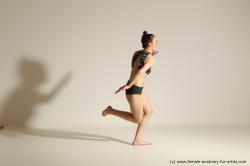 Modern dance poses of Rea