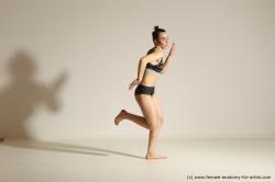 Modern dance poses of Rea