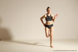 Modern dance poses of Rea