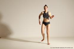 Modern dance poses of Rea