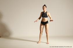 Modern dance poses of Rea