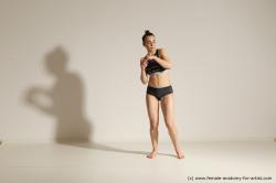 Modern dance poses of Rea