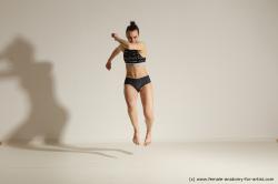 Modern dance poses of Rea