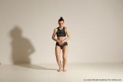 Modern dance poses of Rea