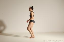 Modern dance poses of Rea