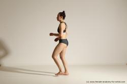 Modern dance poses of Rea