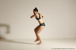 Modern dance poses of Rea