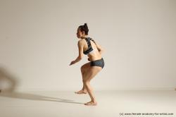 Modern dance poses of Rea