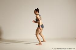 Modern dance poses of Rea