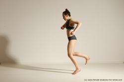 Modern dance poses of Rea