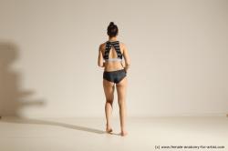 Modern dance poses of Rea