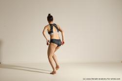 Modern dance poses of Rea