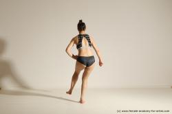 Modern dance poses of Rea