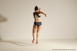 Modern dance poses of Rea