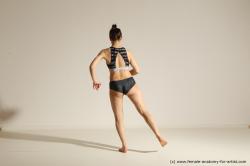 Modern dance poses of Rea