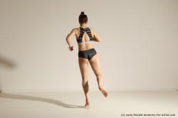 Modern dance poses of Rea