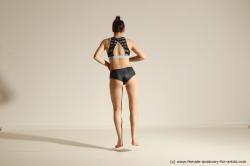 Modern dance poses of Rea