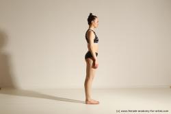 Modern dance poses of Rea