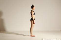 Modern dance poses of Rea