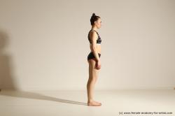 Modern dance poses of Rea