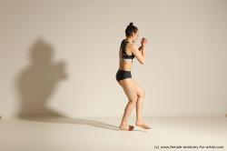 Modern dance poses of Rea
