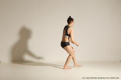 Modern dance poses of Rea