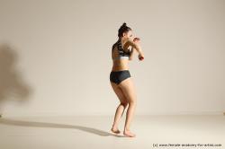 Modern dance poses of Rea