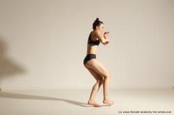Modern dance poses of Rea