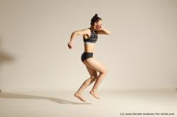 Modern dance poses of Rea