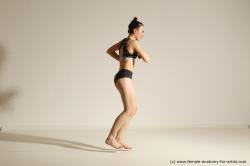 Modern dance poses of Rea