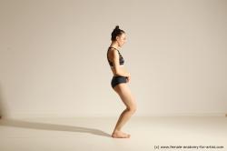 Modern dance poses of Rea