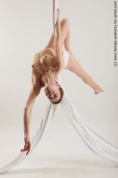 Aerial silk reference poses Tracey