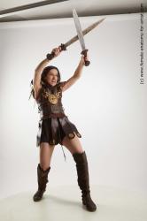 Fighting reference poses Zolzaya